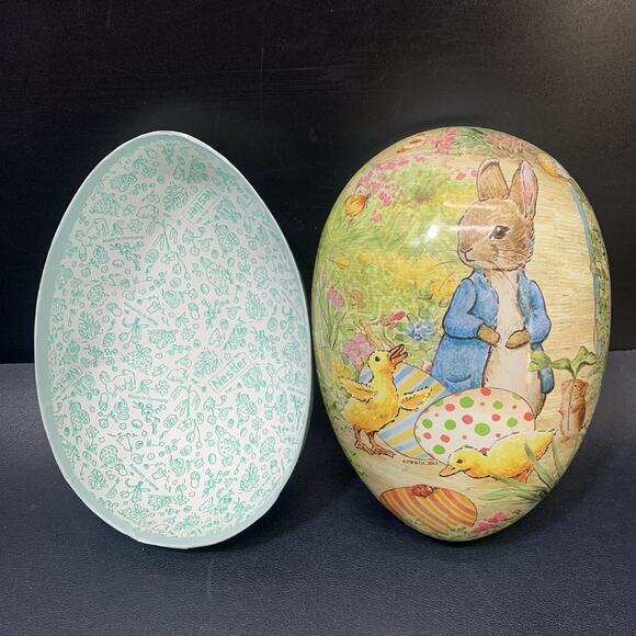 Peter Rabbit 7” Mache Easter Egg Made In Germany For Williams Sonoma 2011 - Picture 1 of 8